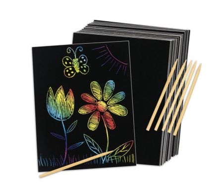 Rainbow Scratch Paper