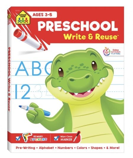 Preschool Write and Reuse Book