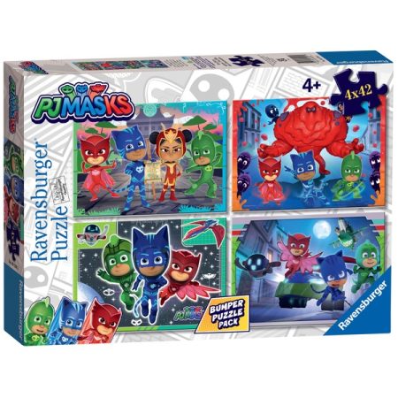 PJ Masks 4 x 42 Bumper Puzzle Pack