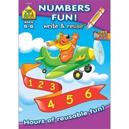 Numbers Fun! Write and Reuse Book