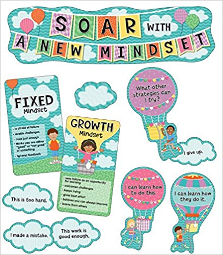Soar with a new mindset mini bulletin board