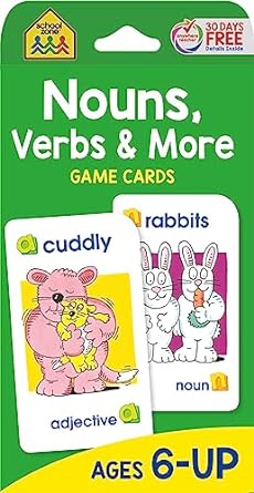 Nouns Verbs and More Flashcards
