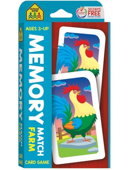 Memory Match Farm Card Game