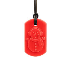 Frost Bite Snowman Chew Necklace